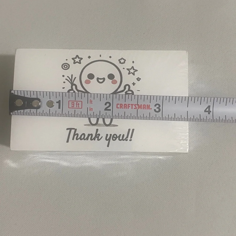 Pack of 3 (Total 300 Cards)--Thank You Cards (100ea/pk) Size 3.5